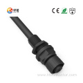 M12P Plate end Nylon nut waterproof connector